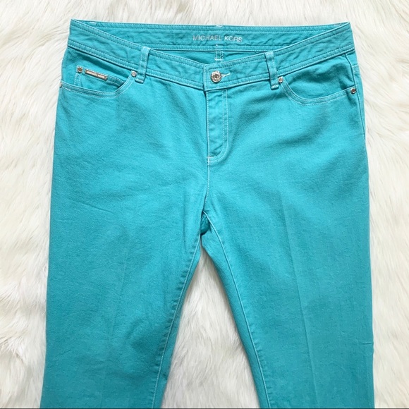 SOLD-Michael Kors Studded Logo Pocket Jeans - Picture 2 of 9